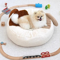 HKM-9885501 Cozy Removable and Washable Pet Bed for Cats and Puppies, 60cm Diameter