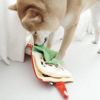 HKM-9886269 Interactive Cloth Sniffing Book Puzzle Toy for Dogs - Available in Orange and Green
