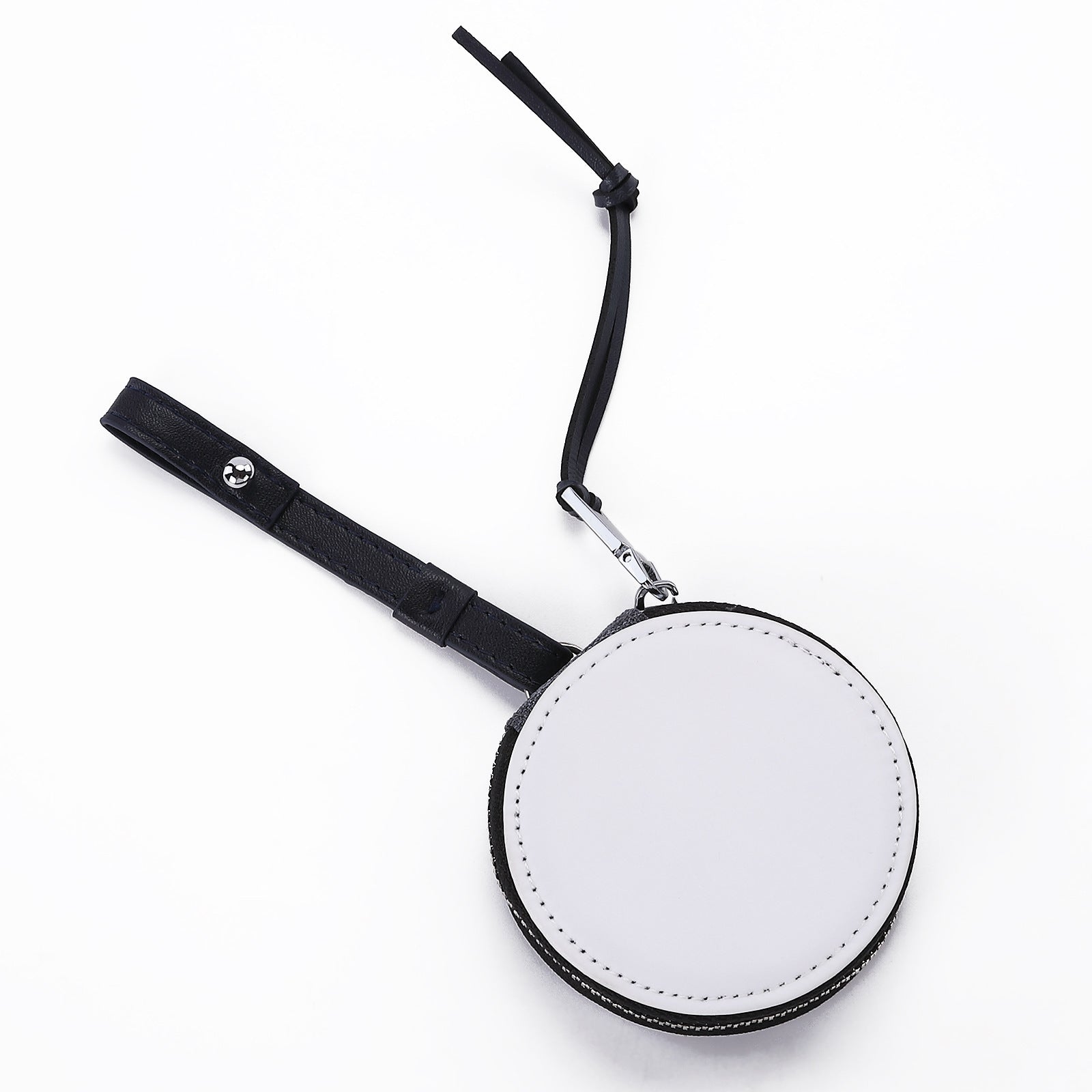 HKM-988627 Apple-Compatible Earphone Bag Sleeve - Handmade PU Heat Transfer Design