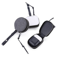 HKM-988627 Apple-Compatible Earphone Bag Sleeve - Handmade PU Heat Transfer Design