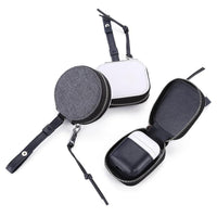 HKM-988627 Apple-Compatible Earphone Bag Sleeve - Handmade PU Heat Transfer Design