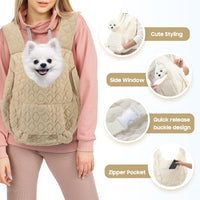 HKM-9887677 Large Capacity Breathable PET Chest Bag - Soft Polyester Material, Dark Khaki, 50-60L