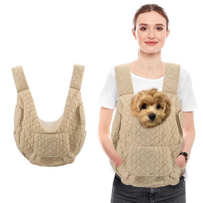 HKM-9887677 Large Capacity Breathable PET Chest Bag - Soft Polyester Material, Dark Khaki, 50-60L