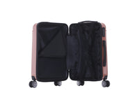 HKM-988819 Compact ABS Luggage Set with Hard Case and Cosmetic Handbag for Travel