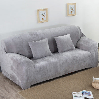 HKM-988819 Universal Plush Thick Sofa Towel Cover - Modern Fit for Various Sofa Sizes