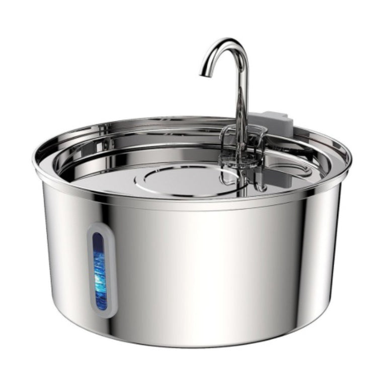 HKM-9888701 Stainless Steel Large Capacity Pet Water Dispenser for Dogs and Cats