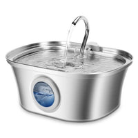 HKM-9888701 Stainless Steel Large Capacity Pet Water Dispenser for Dogs and Cats