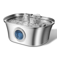 HKM-9888701 Stainless Steel Large Capacity Pet Water Dispenser for Dogs and Cats