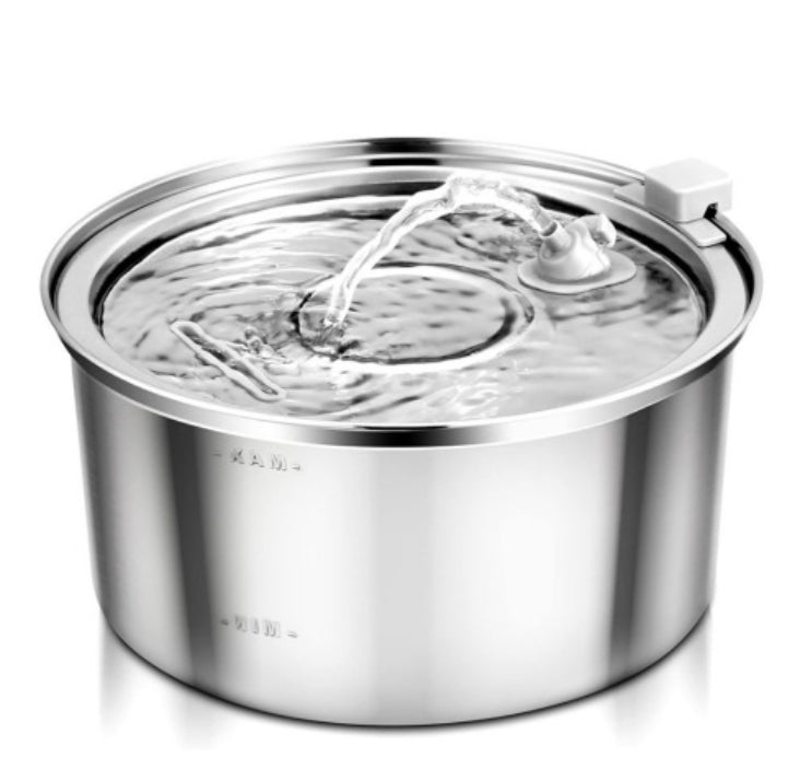HKM-9888701 Stainless Steel Large Capacity Pet Water Dispenser for Dogs and Cats