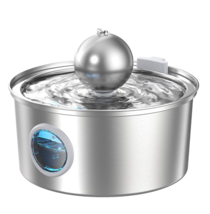 HKM-9888701 Stainless Steel Large Capacity Pet Water Dispenser for Dogs and Cats