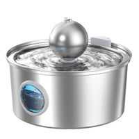 HKM-9888701 Stainless Steel Large Capacity Pet Water Dispenser for Dogs and Cats