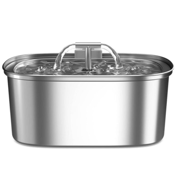 HKM-9888701 Stainless Steel Large Capacity Pet Water Dispenser for Dogs and Cats