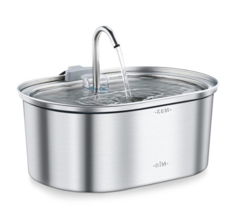 HKM-9888701 Stainless Steel Large Capacity Pet Water Dispenser for Dogs and Cats