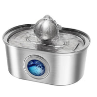 HKM-9888701 Stainless Steel Large Capacity Pet Water Dispenser for Dogs and Cats