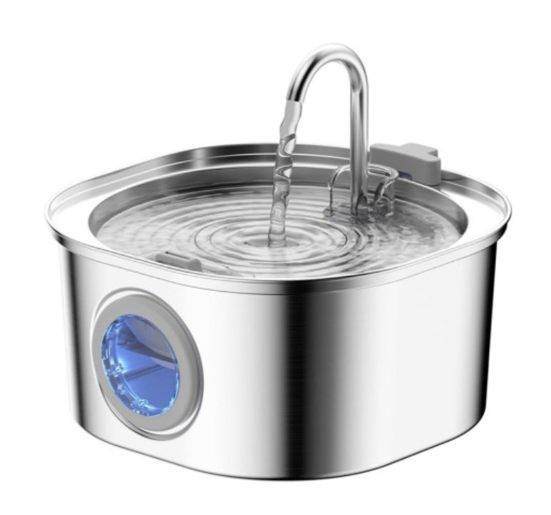 HKM-9888701 Stainless Steel Large Capacity Pet Water Dispenser for Dogs and Cats