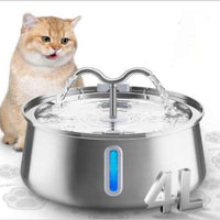 HKM-9888701 Stainless Steel Large Capacity Pet Water Dispenser for Dogs and Cats