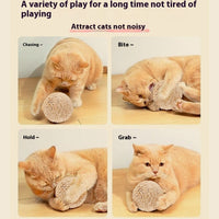 HKM-9892029 Sisal Ball Cat Toy for Stress Relief - Colorful, 8CM Paper String Design