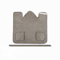 HKM-9892669 High Absorbent Quick-Drying Dog Bath Towel Robe with Adjustable Waistband