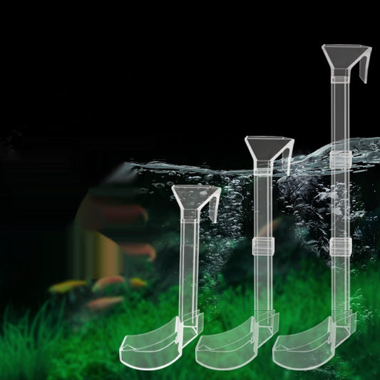 HKM-989267 Feeding Dish with Various Length Tubes, Cleaning Brush, and Spoon for Aquariums