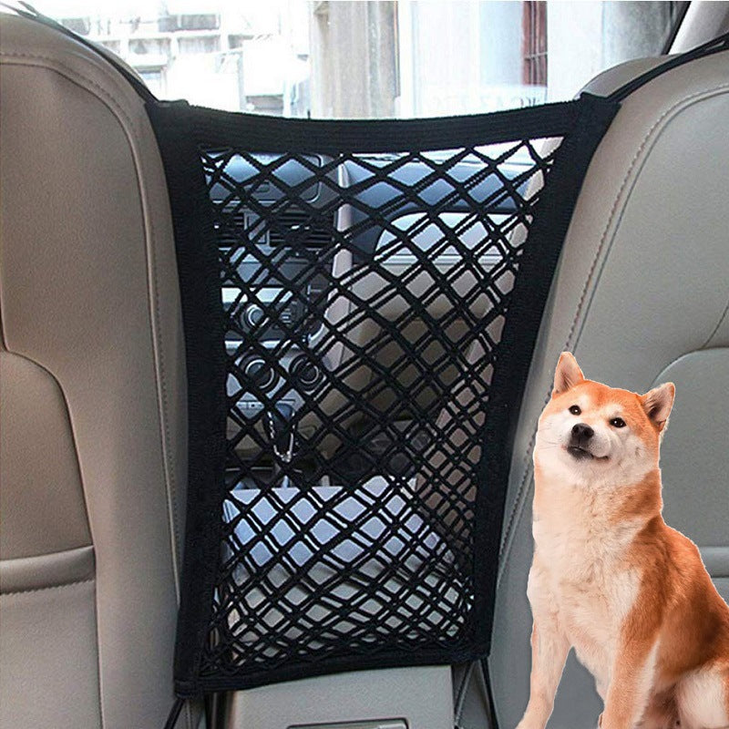 HKM-9892797 Car Pet Isolation Net - Oxford Cloth Back Seat Safety Barrier, Black, 20 x 20 x 3 cm