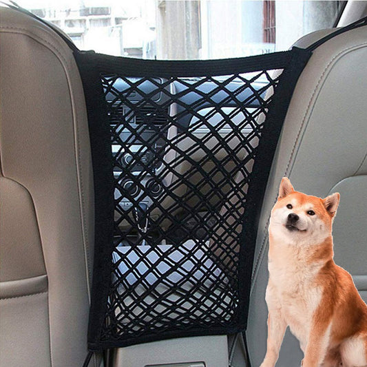 HKM-9892797 Car Pet Isolation Net - Oxford Cloth Back Seat Safety Barrier, Black, 20 x 20 x 3 cm