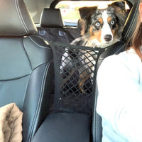 HKM-9892797 Car Pet Isolation Net - Oxford Cloth Back Seat Safety Barrier, Black, 20 x 20 x 3 cm