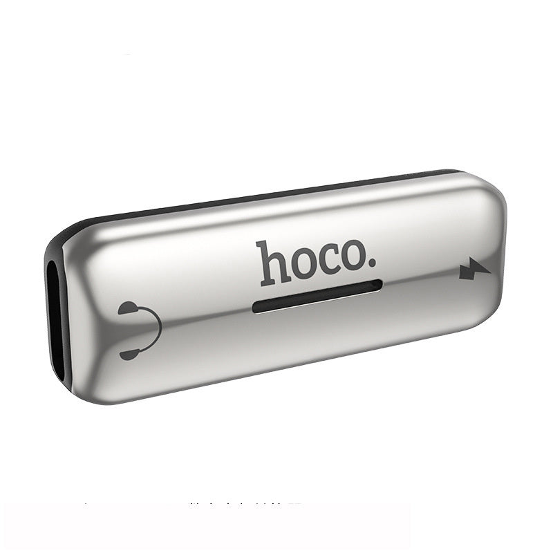 HKM-989331 Dual Lightning Digital Audio Converter for Apple Devices - Model LS27, Supports Charging and Headphone Control