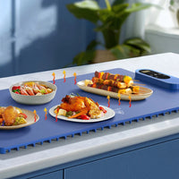HKM-989331 Electric Desktop Silicone Food Warming Pad for Convenient Countertop Use