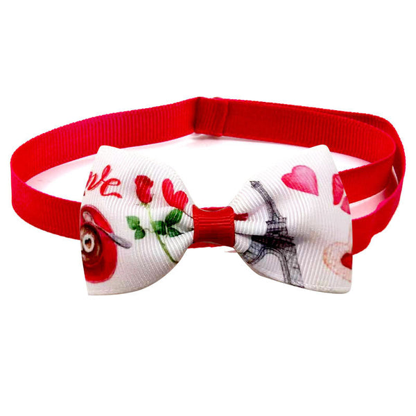 HKM-9893437 Loving Cupid Cat Pet Bow Tie - Ribbon Collar for All Occasions