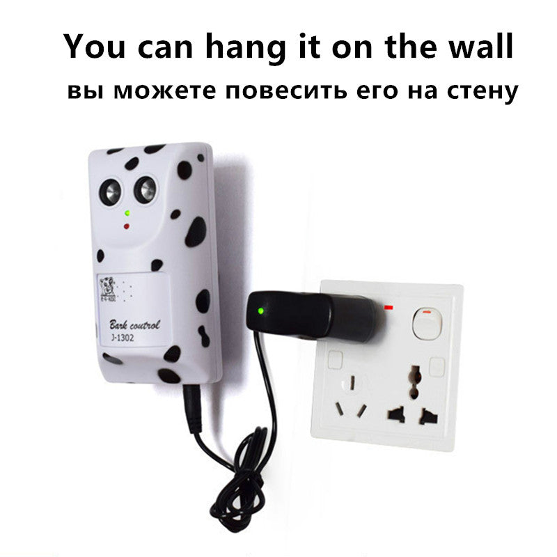 HKM-9894461 Ultrasonic Anti-Barking Device with Adjustable 360-Degree Wall Holder