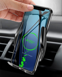 HKM-989459 Automatic Smart Infrared Wireless Charger with Type-C Interface for Mobile Phones