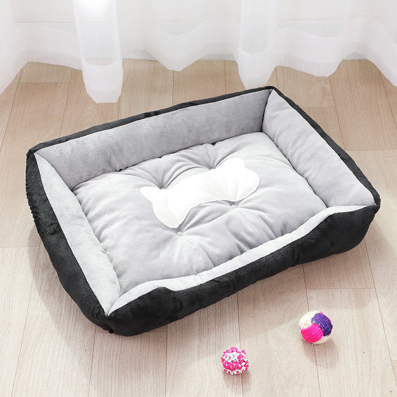 HKM-9895229 Plush Universal Cat Litter Mat for All Seasons - Sizes S to XL