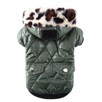 HKM-9895613 Cozy Cotton Padded Pet Clothes - Zippered Jacket for All Sizes