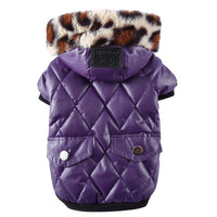 HKM-9895613 Cozy Cotton Padded Pet Clothes - Zippered Jacket for All Sizes