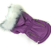 HKM-9895613 Cozy Cotton Padded Pet Clothes - Zippered Jacket for All Sizes