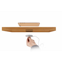HKM-989651 Compact Qi Wireless Charger with 1m USB Cable, 5W Output, and 10mm Charging Distance