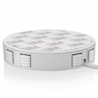 HKM-989651 Compact Qi Wireless Charger with 1m USB Cable, 5W Output, and 10mm Charging Distance