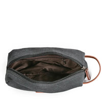 HKM-989651 Vintage Waterproof Canvas Toiletry Tote Bag - 24cm x 10cm x 14cm