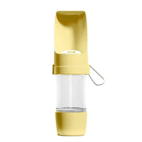 HKM-9897021 Portable Dog Water Bottle with Foldable Bowl - 450ml Capacity for Outdoor Adventures
