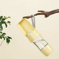 HKM-9897021 Portable Dog Water Bottle with Foldable Bowl - 450ml Capacity for Outdoor Adventures