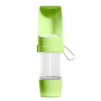 HKM-9897021 Portable Dog Water Bottle with Foldable Bowl - 450ml Capacity for Outdoor Adventures