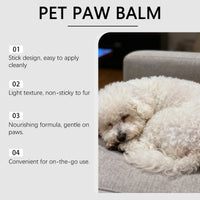 HKM-9898813 Pet Moisturizing Paw Balm Stick for Dry, Cracked Paws with Natural Ingredients