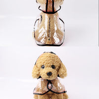 HKM-9899325 Waterproof Four-Legged Raincoat Poncho for Small Dogs - Casual Style, Multiple Sizes Available