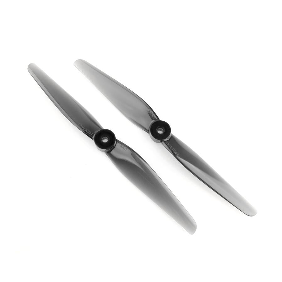 HKM-989971 HQProp 8-Inch 2-Blade Propeller, Pitch 5 Inches, for Multi-Axis FPV Drones, Gray, Pack of 4