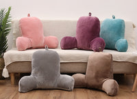 HKM-989971 Memory Foam Cushion Back Pillow with Armrests for Enhanced Lumbar Support