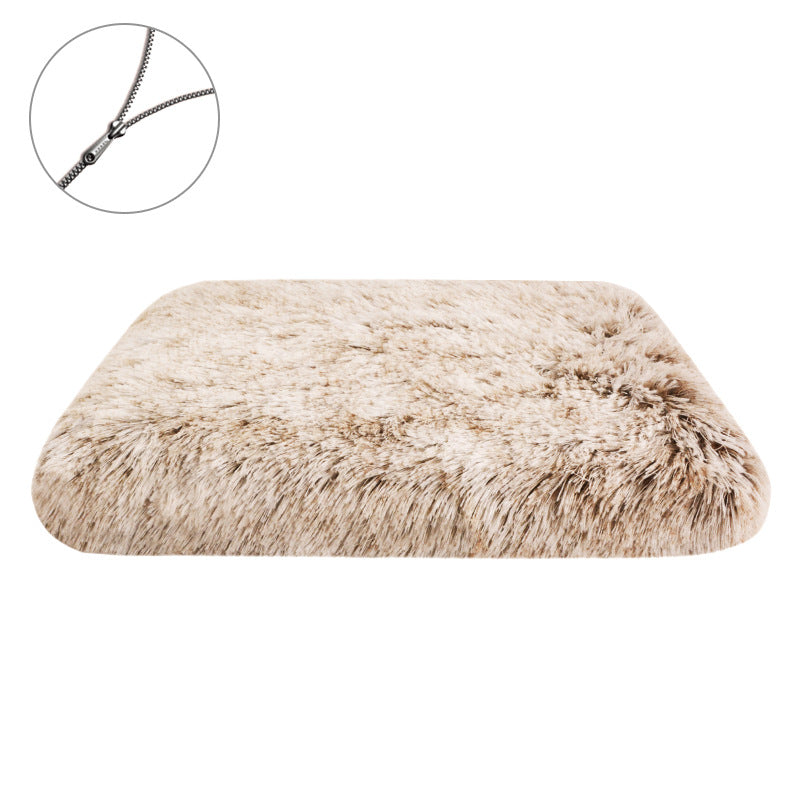 HKM-9900989 Plush Square Cat Mat - Waterproof, Available in Multiple Gradients and Sizes