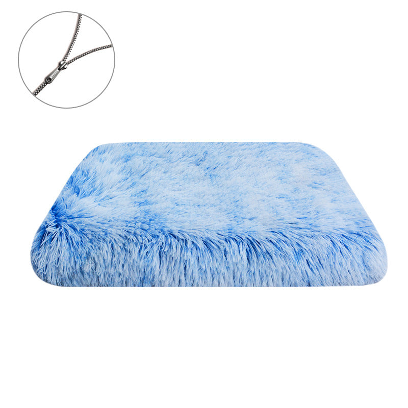 HKM-9900989 Plush Square Cat Mat - Waterproof, Available in Multiple Gradients and Sizes
