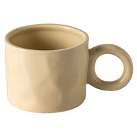 HKM-990163 Large Capacity Ceramic Coffee Mug with Handle - 450ml for Coffee, Tea and Beverages