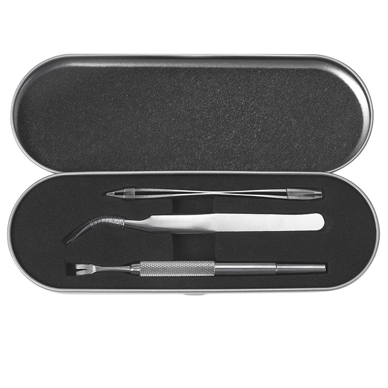 HKM-9902397 3-Piece Stainless Steel Tick and Flea Removal Tool Set for Dogs and Cats