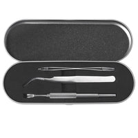 HKM-9902397 3-Piece Stainless Steel Tick and Flea Removal Tool Set for Dogs and Cats